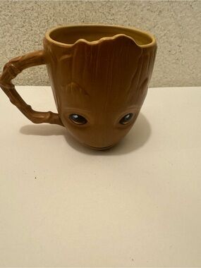 Marvel Brown Groot Character Ceramic Mug
